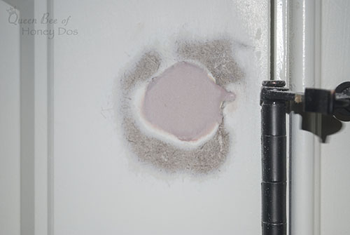 How to Repair Hollow Core Door Holes • Queen Bee of Honey Dos