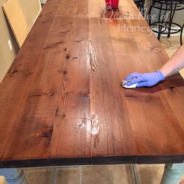 How To Tabletop Build Queen Bee Of, How To Make A Wood Table Top Smooth