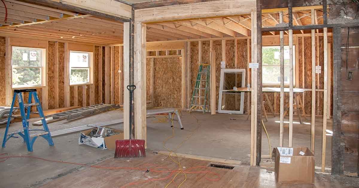 How To Frame An Interior Wall With Door | Two Birds Home