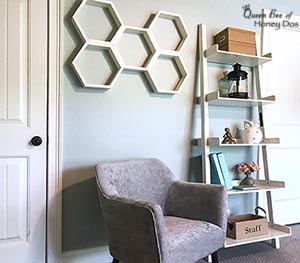 How To Build And Hang Honeycomb Shelves Queen Bee Of Honey Dos