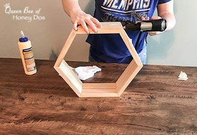 How To Build and Hang Honeycomb Shelves - DIY, woodworking projects for home decor