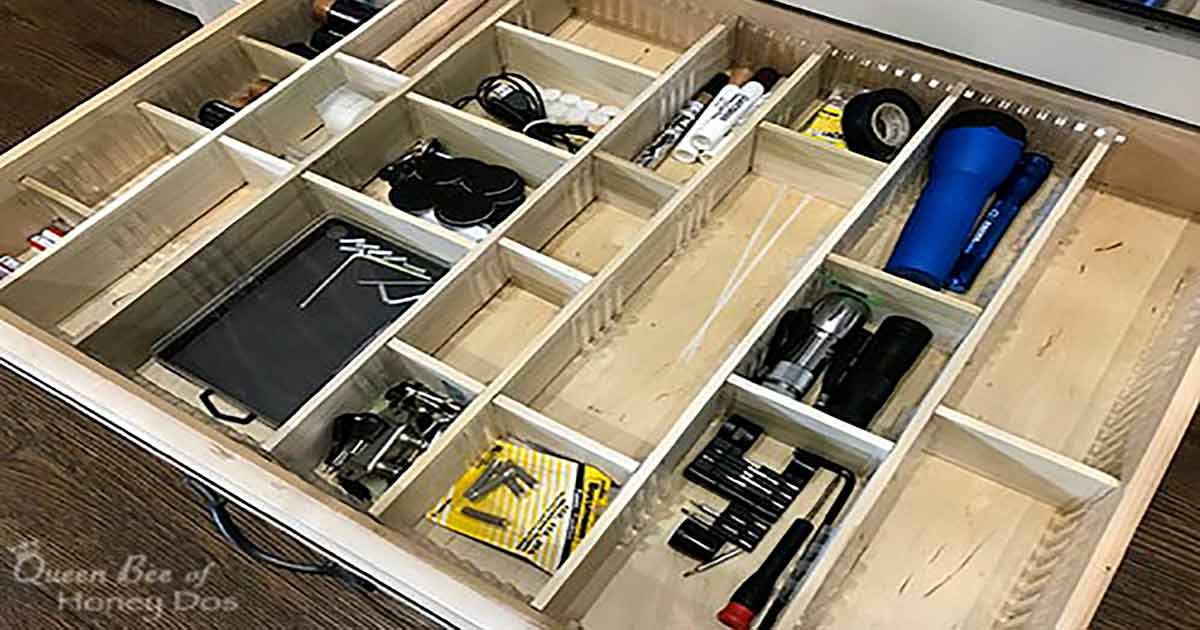 Impeccably organized Diy drawer dividers