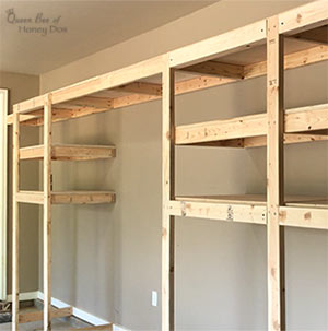 How To Build Garage Storage Shelves By Yourself Queen Bee Of Honey Dos
