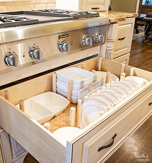 How To - Dish Drawer Organizer • Queen Bee of Honey Dos