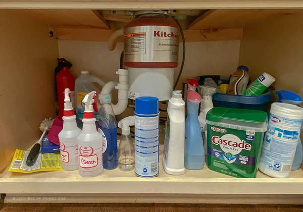 How To Organize Under Your Kitchen Sink - Kari Skelton