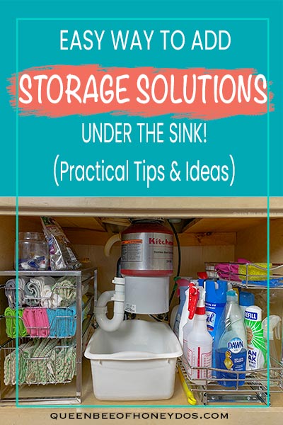 The Perfect Under the Sink Organization Solution